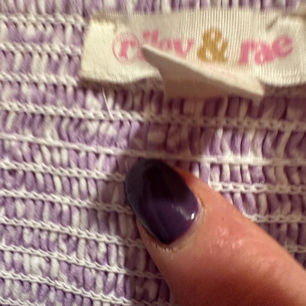 Riley & Rae Lilac Patterned Skirt Set - Picture 8 of 8
